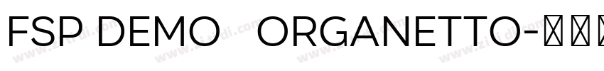 FSP DEMO   Organetto字体转换